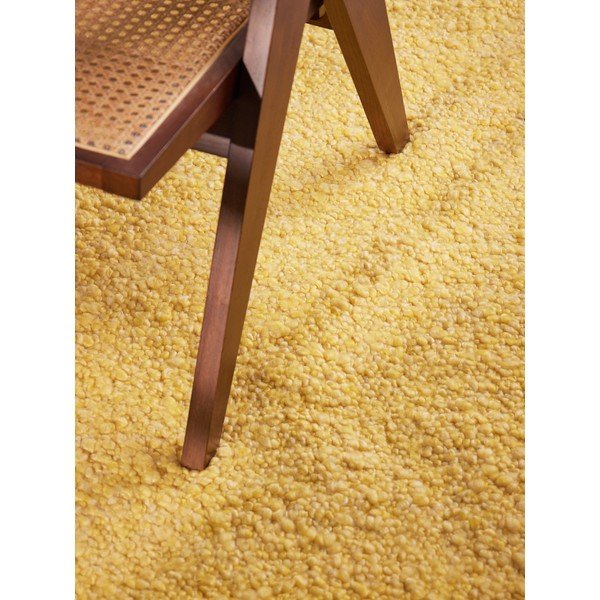 Rankų darbo geltonos spalvos iš boucle kilimas 200x290 cm Notting Hill Portobello – Ted Baker-image-3