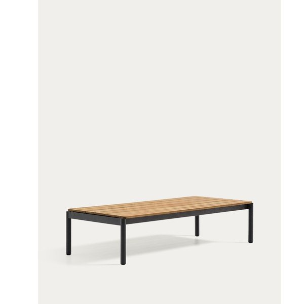 Iš tikmedžio masyvo sodo kavos staliukas 63x149 cm Sorells – Kave Home-image-3