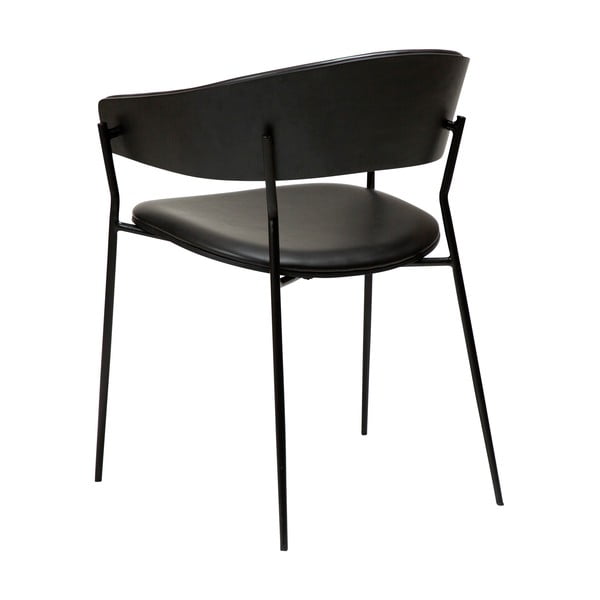 Matinės juodos spalvos valgomojo kėdė su porankiais Crib – DAN-FORM Denmark-image-4