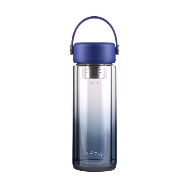 Iš stiklo  butelis mėlynos spalvos 350 ml Fuori – Vialli Design