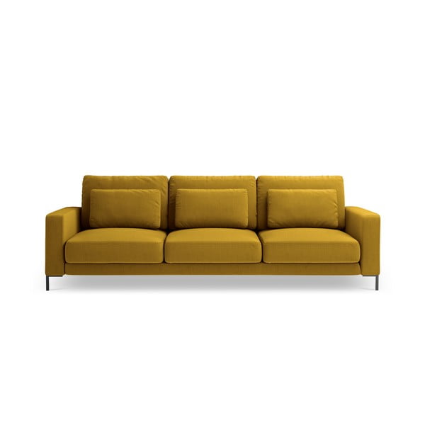 Garstyčių geltonumo sofa Interieurs 86 Seine, 220 cm