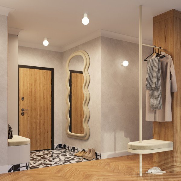 Kreminės spalvos sieninė lempa ø 12 cm Orbital – Sollux-image-2