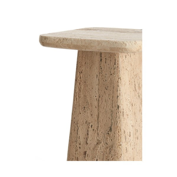 Šoninis stalas su akmens stalviršiu 30x30 cm Kepami – Light & Living-image-3