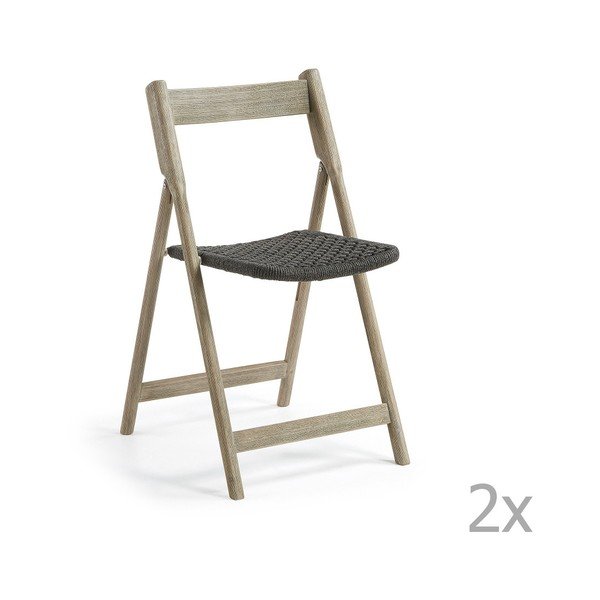 2 sulankstomų sodo kėdžių rinkinys "La Forma Picot