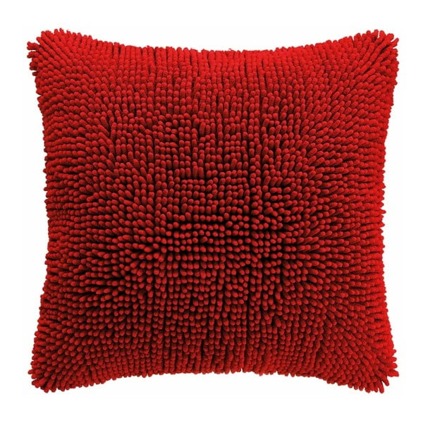 Raudonas užvalkalas "Tiseco Home Studio Shaggy", 45 x 45 cm