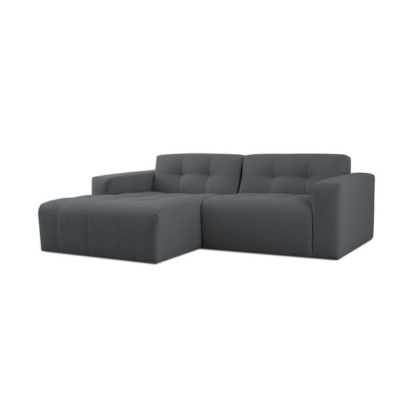 Kampinė sofa tamsiai pilkos spalvos (su kairiuoju kampu) Maxel – Scandic-image-2