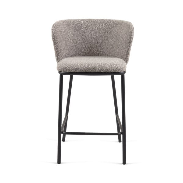 Baro taburėtės pilkos spalvos 2 vnt. (sėdynės aukštis 65 cm) Ciselia – Kave Home-image-2