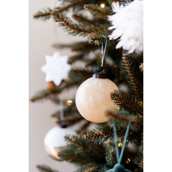 Iš stiklo Kalėdų eglutės žaisliukai Nancy – Bloomingville-image-1
