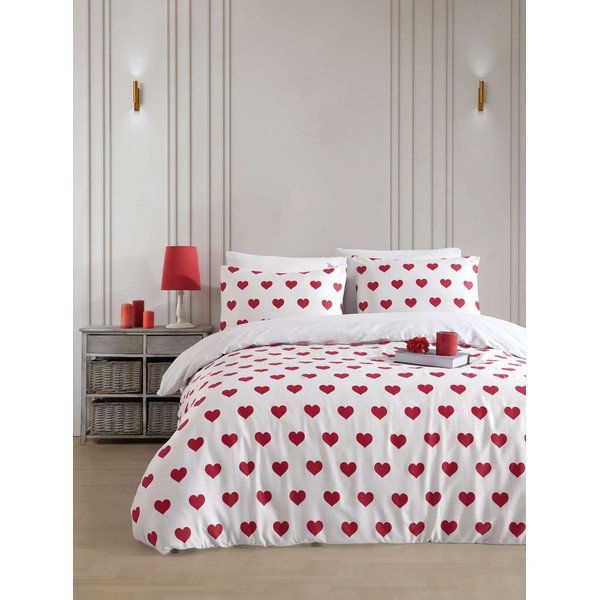 Baltos spalvos viengulė patalynė 200x140 cm Chole  – Mijolnir
