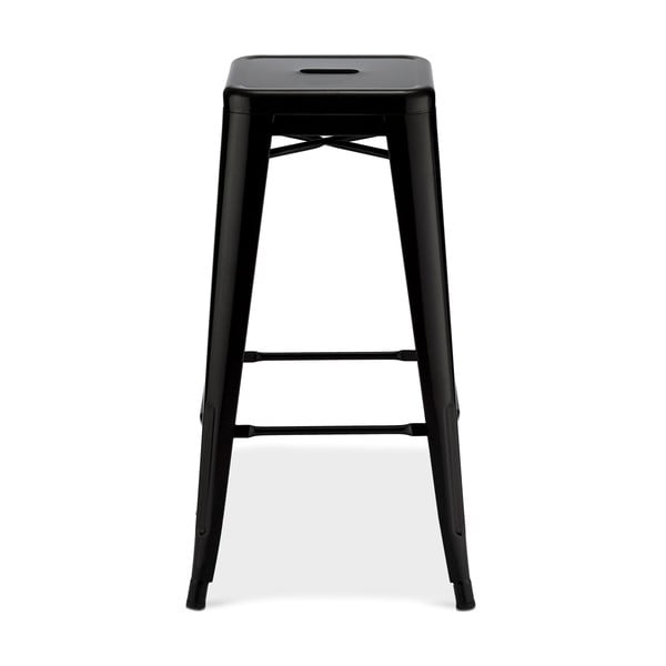 Baro taburėtės iš metalo juodos spalvos 2 vnt. 76 cm Korona – Furnhouse-image-1