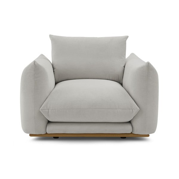 Krėslas šviesiai pilkos spalvos Ernest – Bobochic Paris-image-3