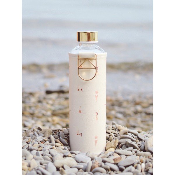 Borosilikatinio stiklo buteliukas su dirbtinės odos dėklu Equa Mismatch Playa, 750 ml-image-1