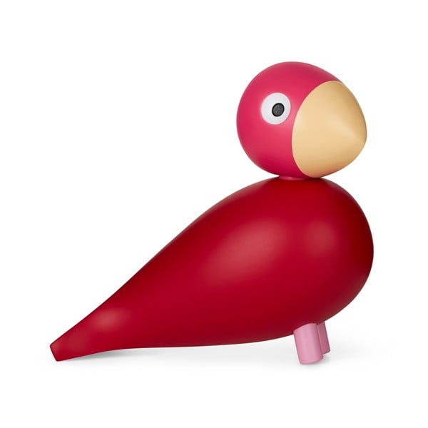 Iš medžio masyvo statulėlė (aukštis 12,5 cm) Bird Flora – Kay Bojesen Denmark