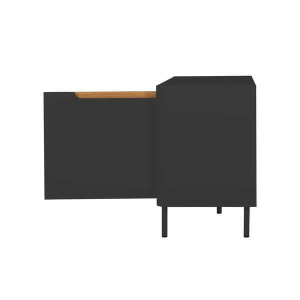 Pilkos spalvos batų dėžė Tenzo Switch, 94 x 53,5 cm-image-3