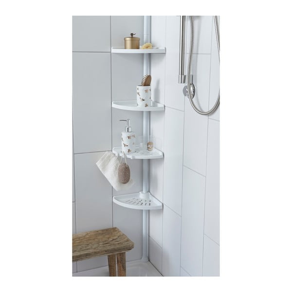 Kampinė lentyna vonios kambariui Compactor Coin De Douche-image-1