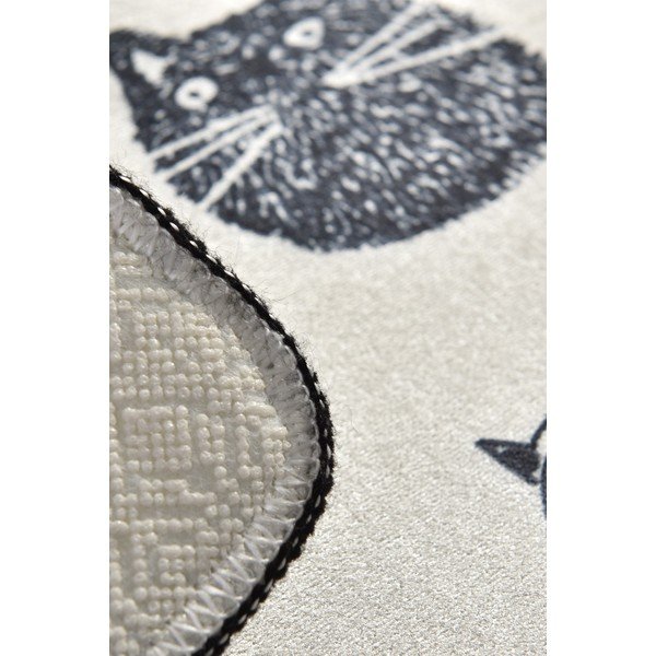 Juodos spalvos/smėlio spalvos vonios kilimėlis 40x60 cm Cutie – Foutastic-image-2