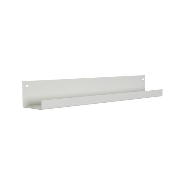 Iš metalo sieninė lentyna šviesiai pilkos spalvos paveikslėliams 60 cm Care – Hübsch