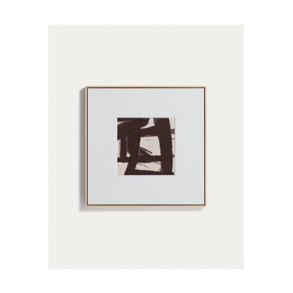 Paveikslas tapyba rankomis (tapyba) su rėmeliu/tapyba ant drobės 60x60 cm Arilan – Kave Home-image-4