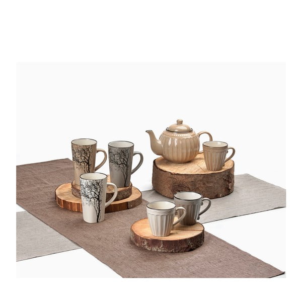 Baltas akmens masės puodelis Villa Collection, 500 ml-image-1