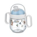 Šviesiai mėlynos spalvos iš plastiko vaikiškas puodelis 200 ml Forest Friends by Little Dutch – Mepal