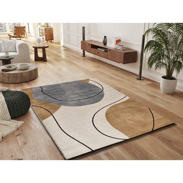 Kilimas oranžinės spalvos/kreminės spalvos 80x150 cm New York – Universal-image-1