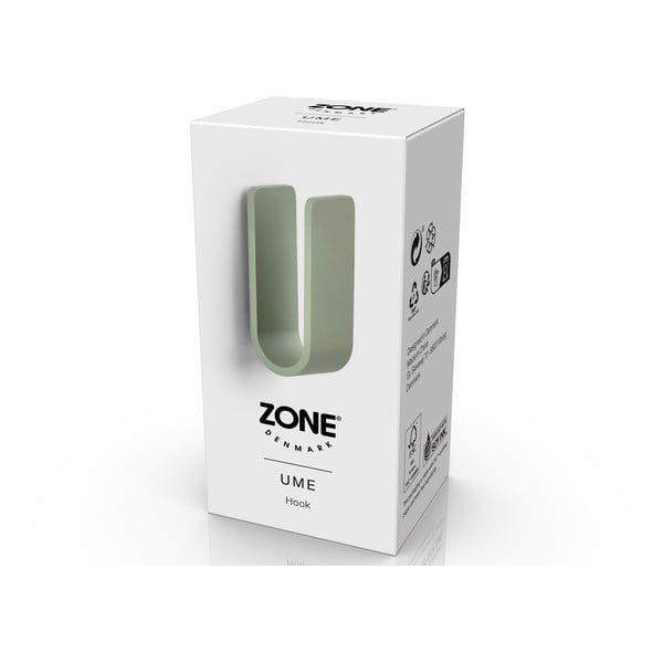 Sieninis pilkai žalios spalvos iš metalo kablys Ume – Zone-image-2