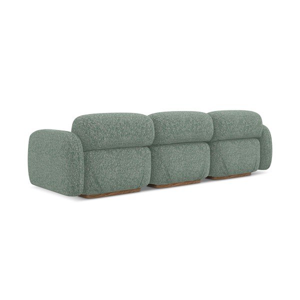 Šviesiai žalios spalvos sofa 270 cm Ailani – Makamii-image-3