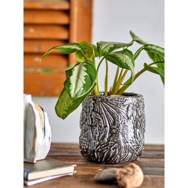 Iš terakotos gėlių vazono dangtelis ø 18 cm Nikou – Bloomingville-image-1