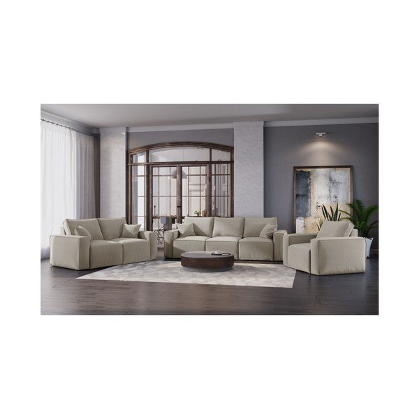 Smėlio spalvos sofa "Cosmopolitan Design Miami", 180 cm-image-4