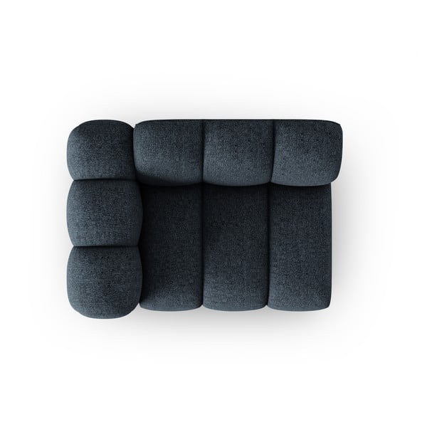 Modulinė sofa mėlynos spalvos (su kairiuoju kampu) Lupine – Micadoni Home-image-2