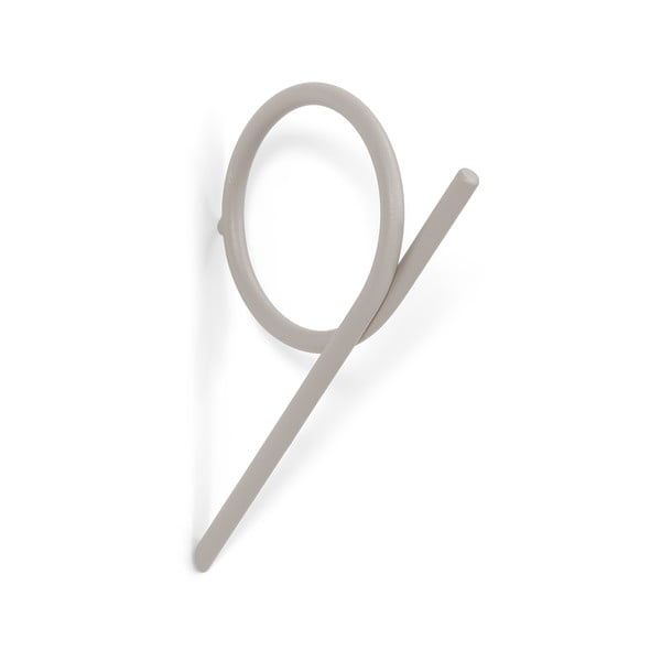 Sieninis taupe spalvos iš plieno kablys Tuba S – Spinder Design