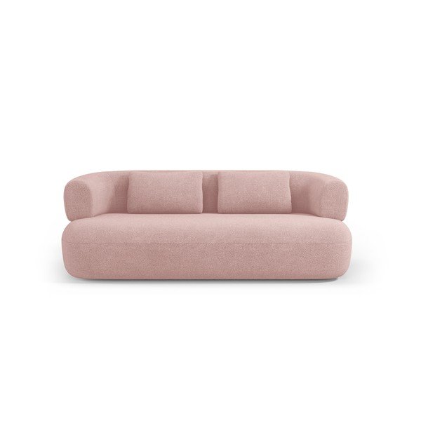 Šviesiai rožinės spalvos sofa iš boucle 178 cm Jenny – Micadoni -image-2