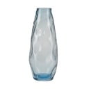 Šviesiai mėlyno stiklinė vaza Bahne & CO, aukštis 28 cm