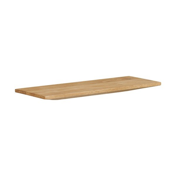 Šviesios natūralios spalvos iš ąžuolo masyvo sieninė lentyna 42,5 cm Calcata – House Nordic