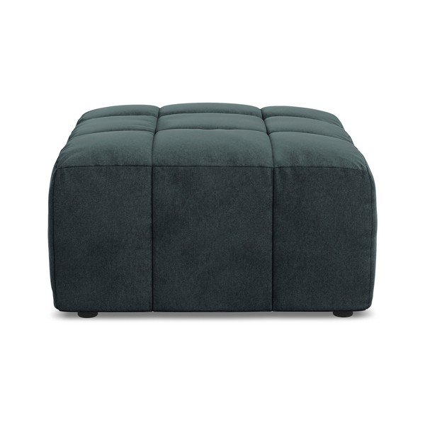 Mėlynos spalvos taburetė iš velveto Aloha – Makamii