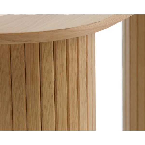 Natūralios spalvos konsolinis staliukas 40x130 cm Nola – Unique Furniture-image-4