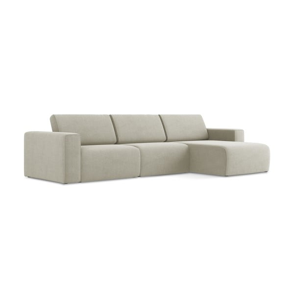 Smėlio spalvos modulinė kampinė sofa (su dešiniuoju kampu) Kalea – Makamii-image-2