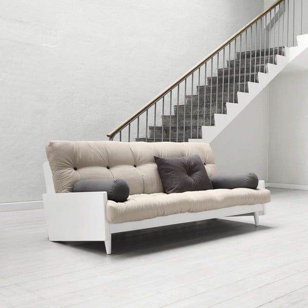 Sofa lova "Karup India" Balta/Vizija/Gris