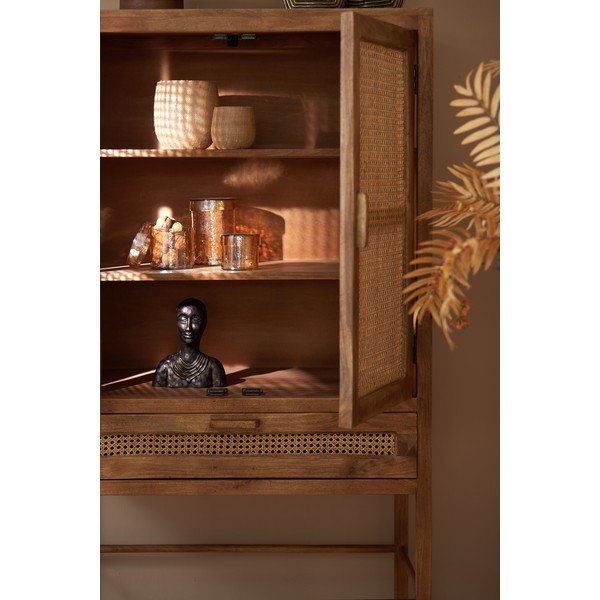 Rudos mangmedžio medienos komoda 90x160 cm Nipas - Light & Living-image-4