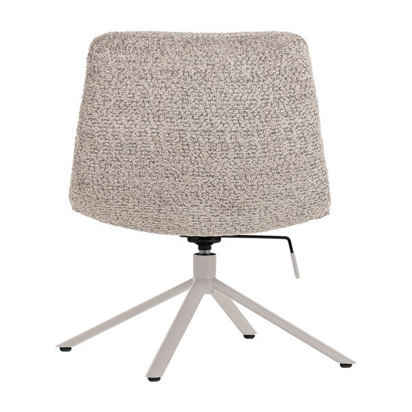 Šviesiai pilkos spalvos pasukamas krėslas iš boucle Soren – WOOOD-image-4