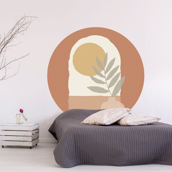 Sienos lipdukas 120x120 cm Sunrise and Olive Branch - Ambiance-image-4