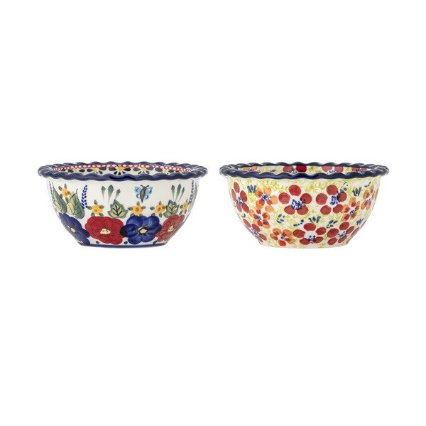 Skirta serviravimui iš akmens masės maži dubenys 2 vnt. 380 ml Florist – Bloomingville