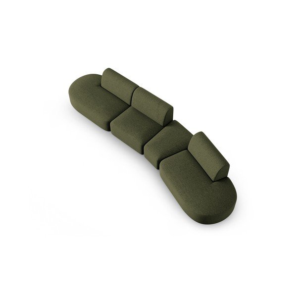 Sofa žalios spalvos 412 cm Shane – Micadoni Home-image-2