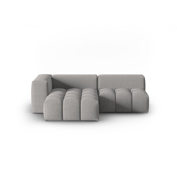 Pilkos spalvos kampinė sofa (su kairiuoju kampu/su gultu) Verona – Cosmopolitan Design-image-3