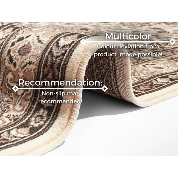 Smėlio spalvos kilimas Nouristan Parun Tabriz, 80 x 150 cm-image-4