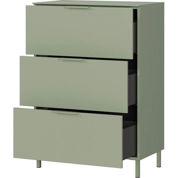 Žalios spalvos matinis spintelė 68x98x40 cm Savoca – Germania-image-3