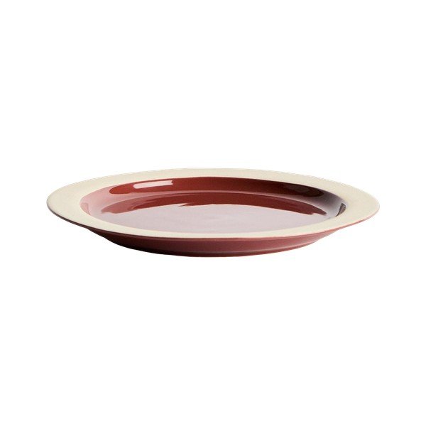 Bordo spalvos desertinė iš keramikos lėkštė ø 20 cm Doren – Kave Home