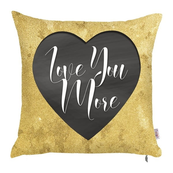 "Pillowcase Mike & Co. NEW YORK Love You More, 43 x 43 cm