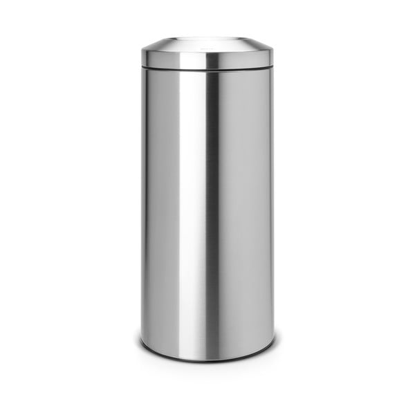 Iš plieno šiukšliadėžė matinės sidabrinės spalvos 30 l Flame Guard – Brabantia-image-3