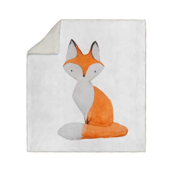 Kūdikių antklodė OYO Kids Fox, 130 x 160 cm